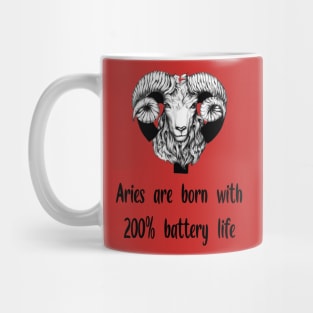 Funny Zodiacal quote sign Aries part 5 Mug